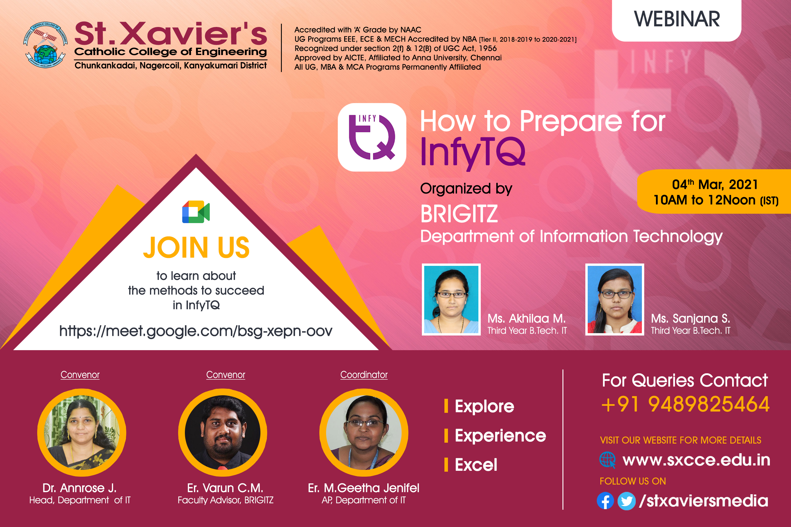 INFYTQ Webinar