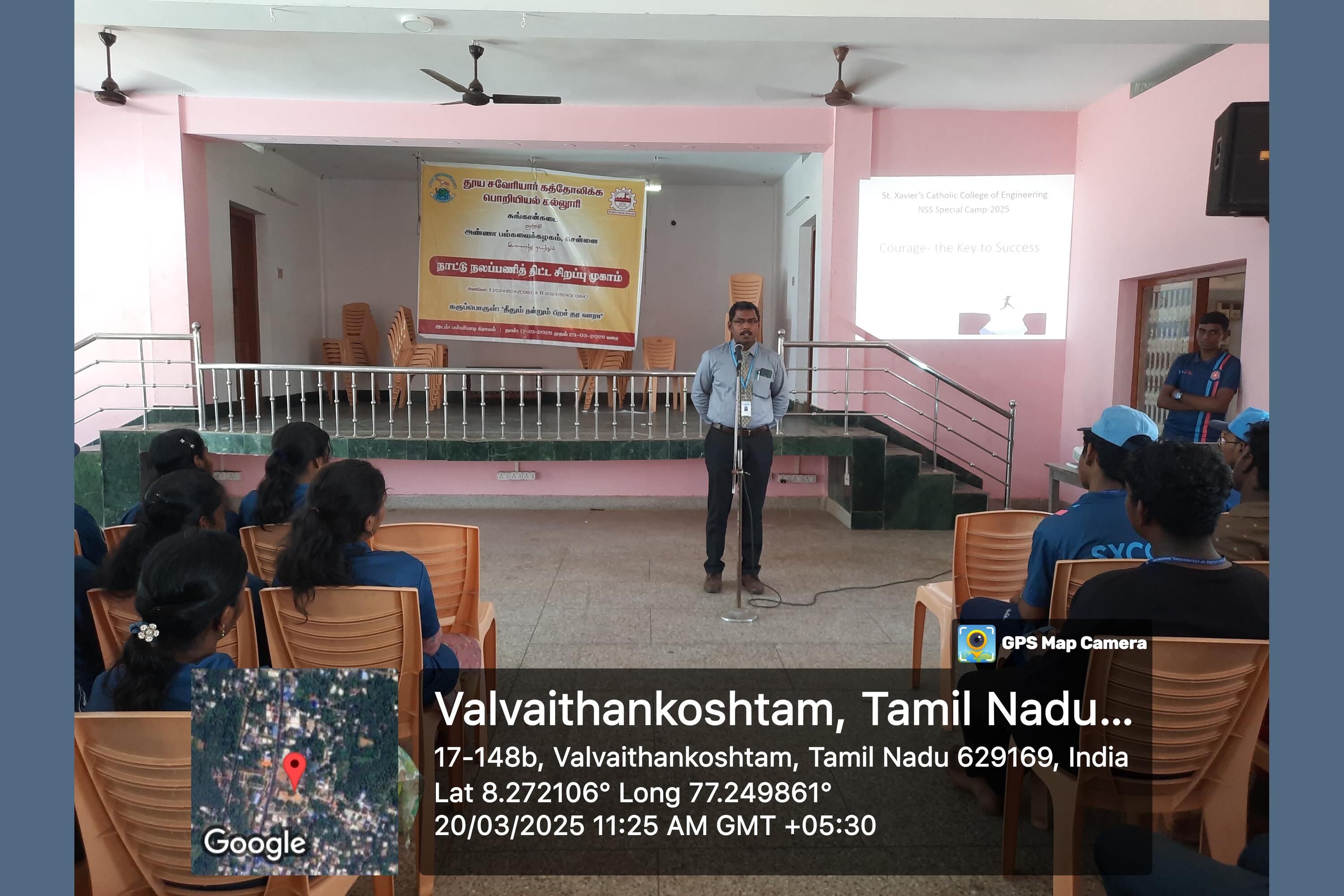 Career Development Speech By our Vice Principal Dr. V. Christus Jeya Singh