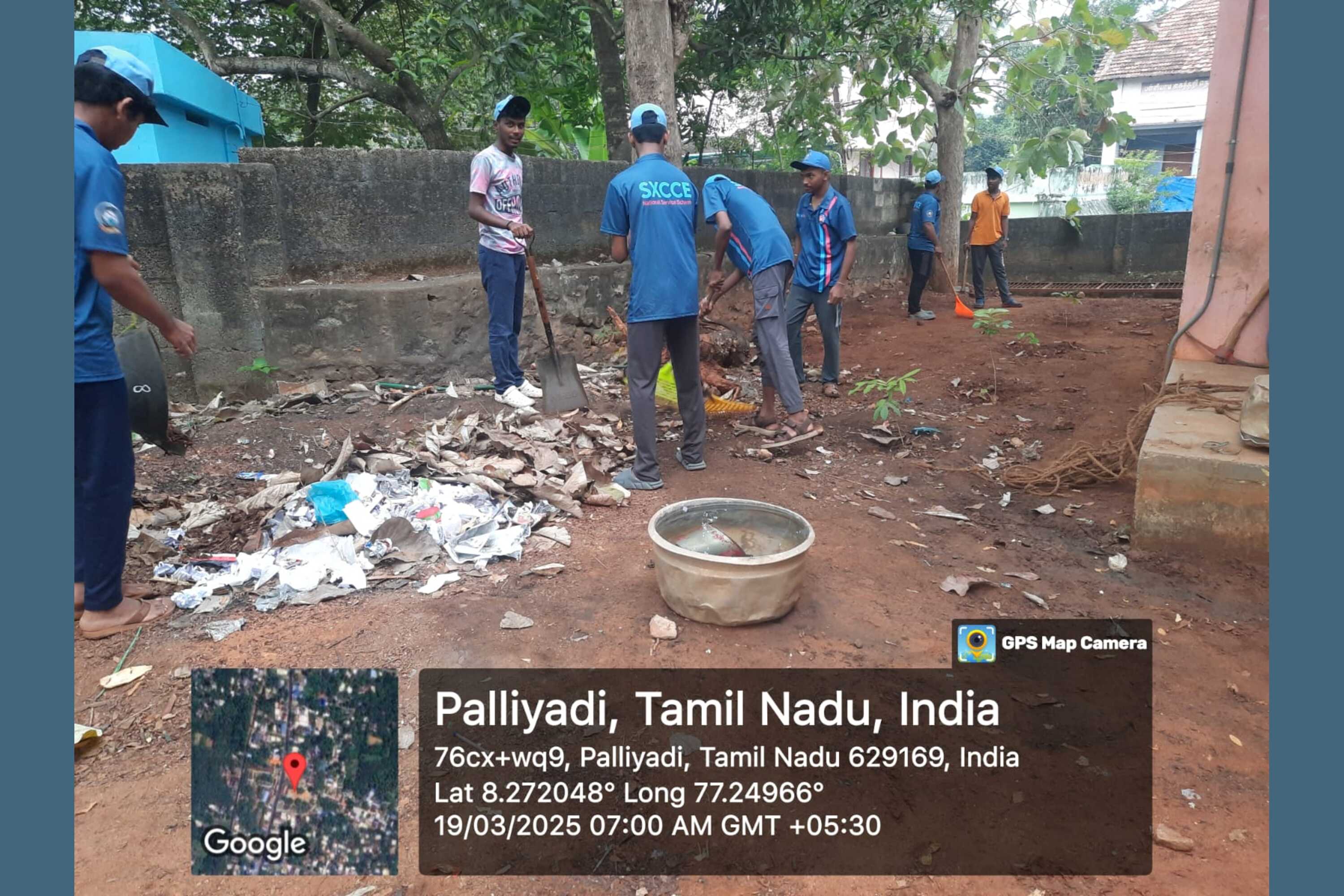 Cleaning Work By NSS Volunteers