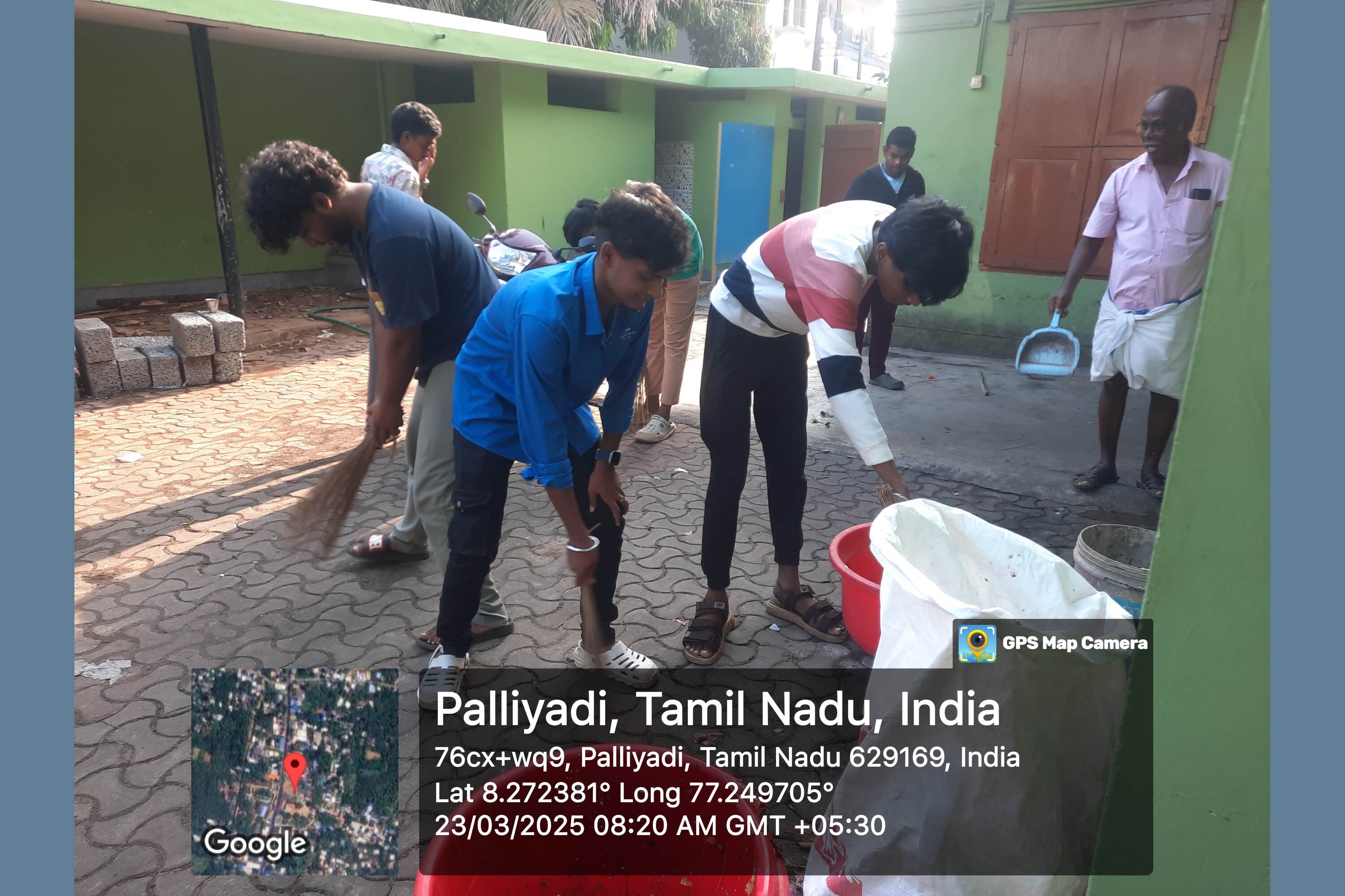 Cleaning Work By NSS Volunteers