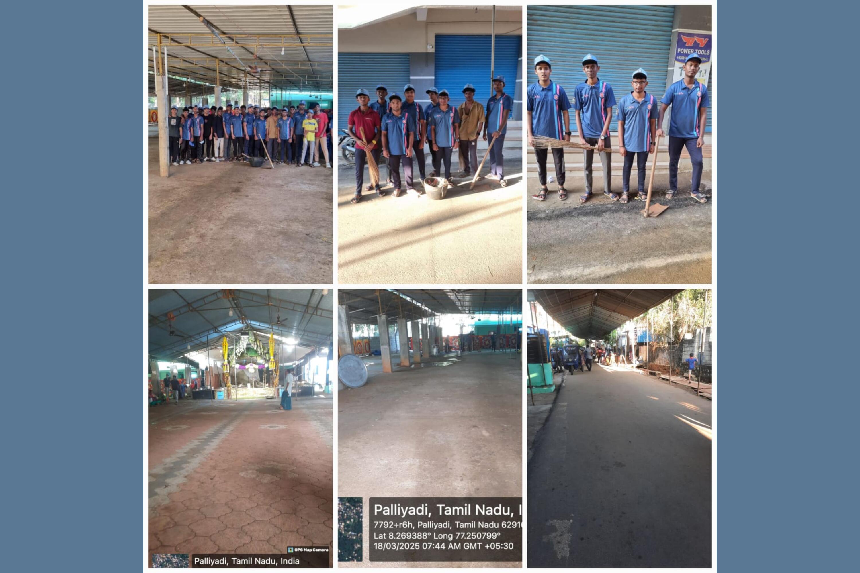 NSS Volunteers After Cleaning Work