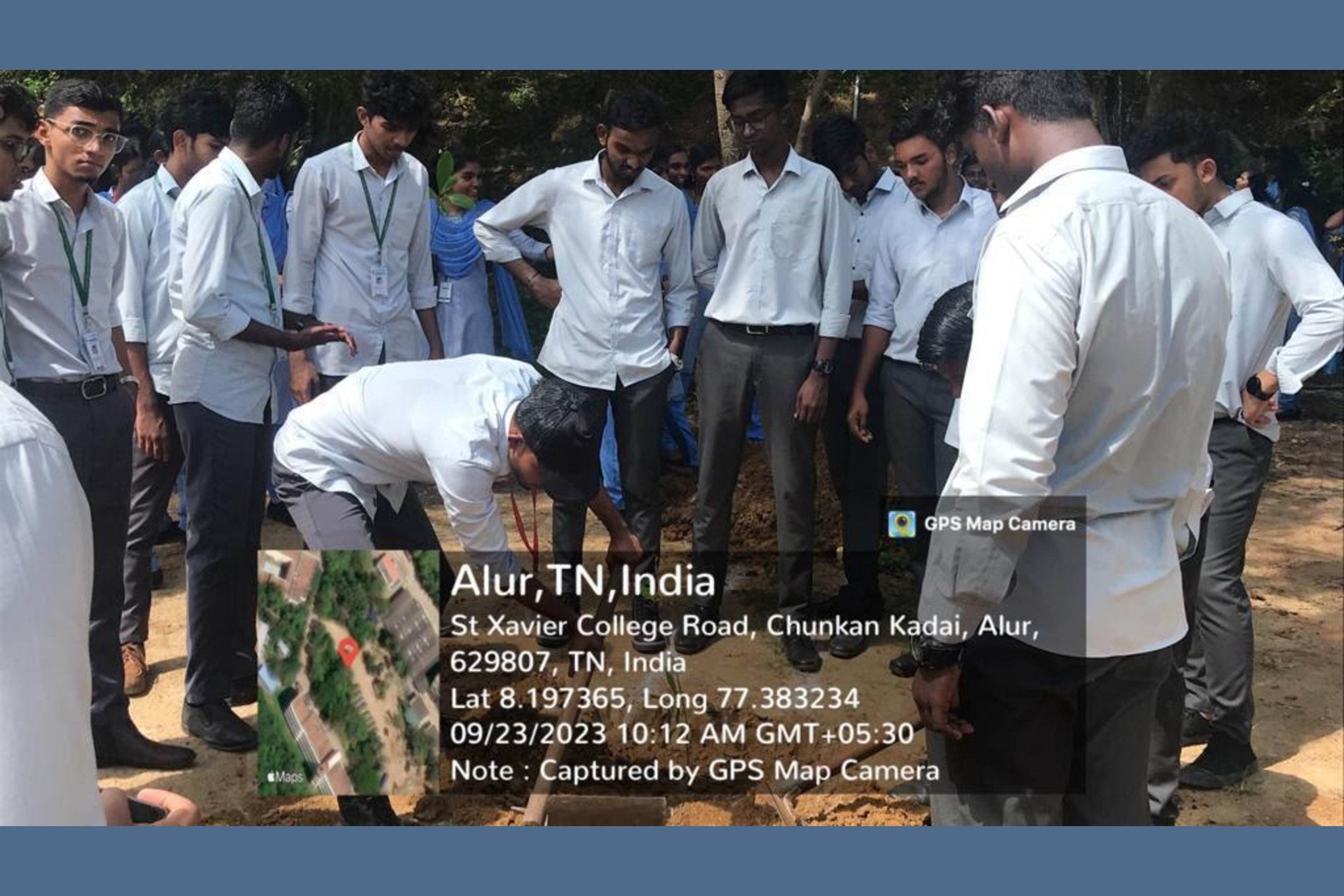 Planting Trees By NSS Volunteers