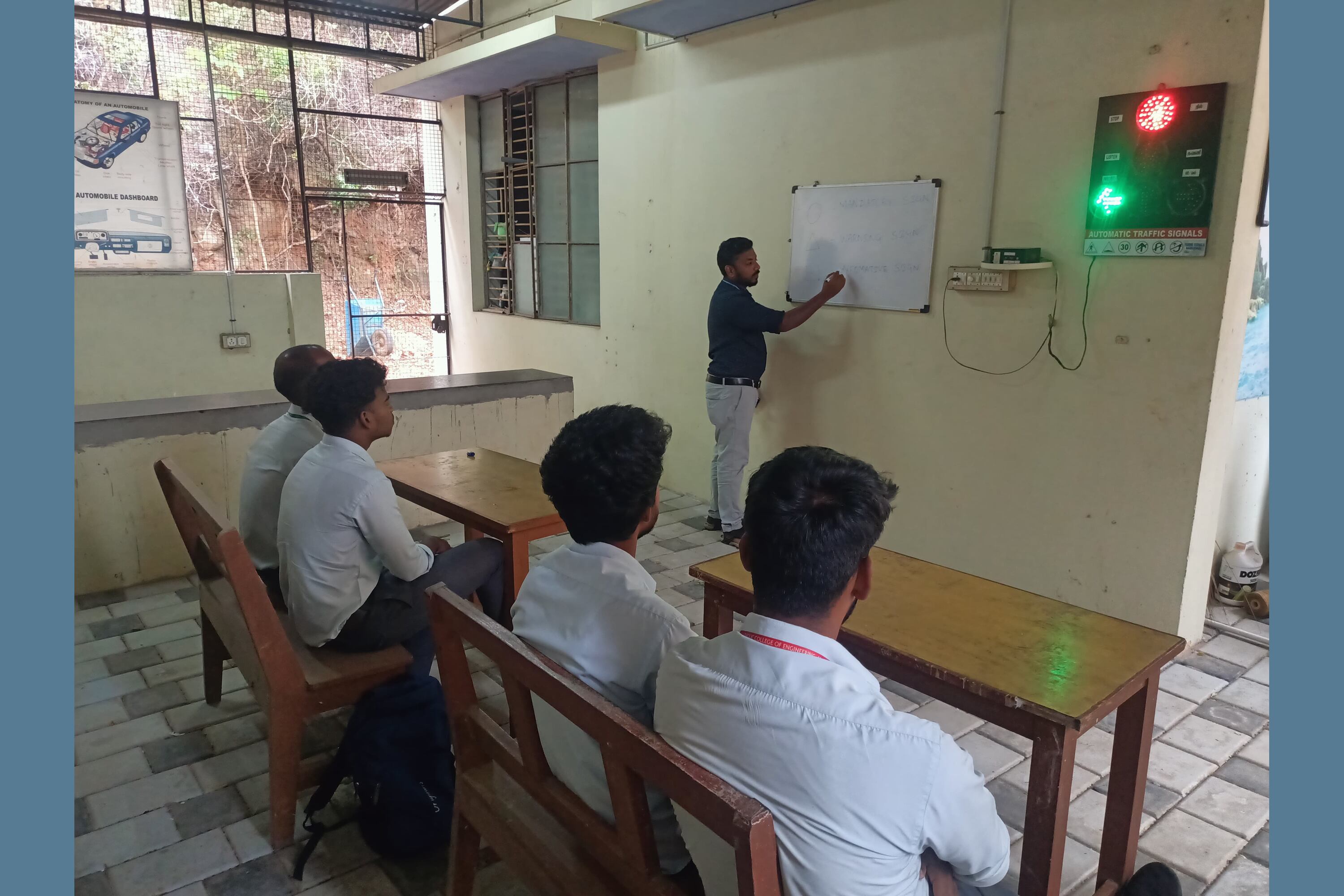 Driving lesson given by Driving instructors